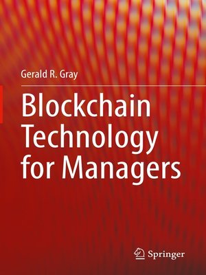 cover image of Blockchain Technology for Managers